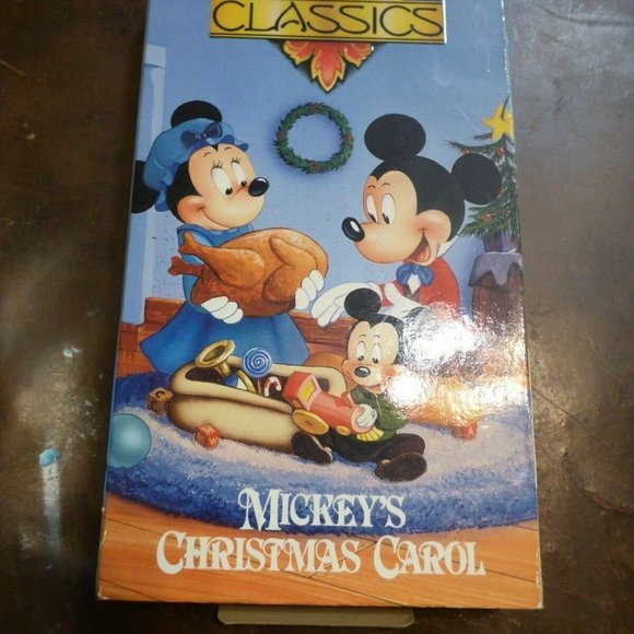 Walt Disney Mini Classics - Mickeys Christmas Carol (VHS, 1994) Vintage New - Picture 1 of 4